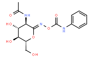 O-(2-Acetamido-2-deoxy-D-glucopyranosylidene)amino N-Phenylcarbamate