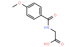 2-(4-甲氧基苯甲酰氨基)乙酸