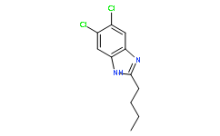 2-Butyl-5,6-dichloro-1H-benzo[d]imidazole