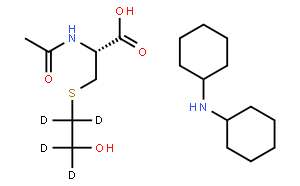 N-Acetyl-S-(2-hydroxyethyl-d4)-L-cysteine Dicyclohexylamine Salt