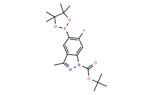 6-氟-3-甲基-5-(4,4,5,5-四甲基-1,3,2-二氧杂硼杂环戊烷-2-基)-1H-吲唑-1-羧酸叔丁酯