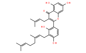 3'-牻牛兒基-3-異戊烯基-5,7,2',4'-四羥基黃酮