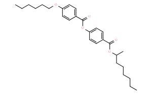 4-[4-(己氧基)苯甲酰氧基]苯甲酸(R)-2-辛酯