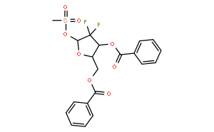 ((2R，3R，5R)-3-(Benzoyloxy)-4，4-difluoro-5-((methylsulfonyl)oxy)tetrahydrofuran-2-yl)methylbenzoate