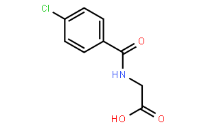 2-(4-氯苯甲酰氨基)乙酸
