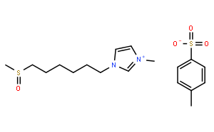 1-Methyl-3-[6-(methylsulfinyl)hexyl]imidazolium p-Toluenesulfonate