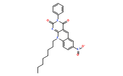 7-nitro-10-octyl-3-phenyl-pyrimido[4,5-b]quinoline-2,4(3H,10H)-dione