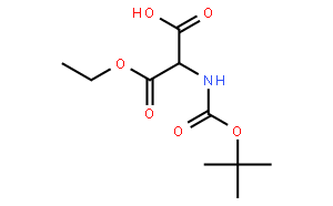 2-(N-BOC-AMINO)MALONIC ACID MONOETHYL ESTER