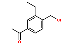 1-(3-乙基-4-羟甲基）苯乙酮