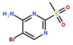 5-溴-2-(甲基磺酰基)嘧啶-4-胺