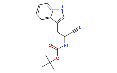 Boc-(S)-2-amino-3-(3-indolyl)propionitrile