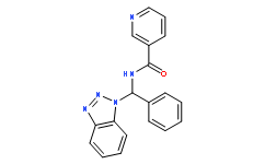 N-(1H-苯并三唑-1-基-苯甲基)-3-吡啶甲酰胺