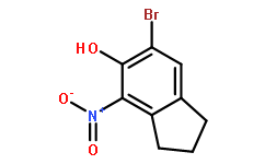 6-溴-2,3-二氢-4-硝基-5-茚醇