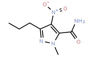 1-甲基-4-硝基-3-丙基-(1H)-吡唑-5-甲酰胺