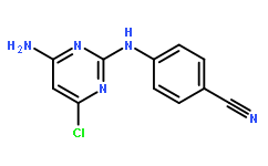 4-(4-氨基-6-氯嘧啶-2-基氨基)苄腈