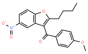 2-丁基-3-(4-甲氧基苯甲酰基)-5-硝基苯并呋喃