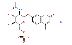 4-甲基香豆素基-2-乙酰氨基-2-脱氧-β-D-吡喃葡萄糖苷-6-硫酸基钾盐