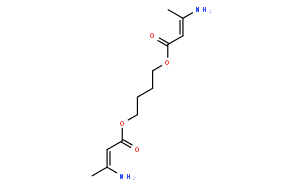 3-Amino-2-butenoic acid (1,4-butanediyl) ester