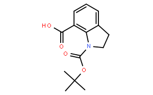 N-BOC-吲哚啉-7-羧酸