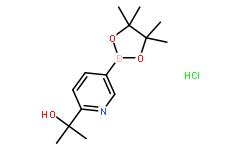 2-(5-(4,4,5,5-tetramethyl-1,3,2-dioxaborolan-2-yl)pyridin-2-yl)propan-2-ol hydrochloride