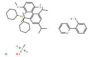 甲磺酸（2-二环己基膦-3,6-二甲氧基-2'，4'，6'-三异丙基-1,1'-联苯）（2'-氨基-1,1'-联苯基-2-基）钯（II）
