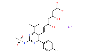(3R,5S,E)-7-(4-(4-氟苯基)-6-异丙基-2-(N-甲基甲磺酰胺基)嘧啶-5-基)-3,5-二羟基庚基-6-烯酸钠