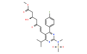 (+)-(3R)-7-[4-(4-氟苯基)-6-異丙基-2-(N-甲基-N-甲磺酰氨基)嘧啶-5-基]-3-羥基-5-氧代-(6E)-己烯酸甲酯