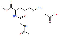 Ac-Gly-Lys-OMe acetate salt
