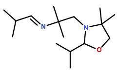 α,α,4,4-四甲基-2-(1-甲基乙基)-N-(2-甲基亚丙基)-3-噁唑烷乙胺