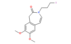 3-(3-碘丙基)-1,3-二氢-7,8-二甲氧基-2H-3-苯并氮杂环庚二烯-2-酮