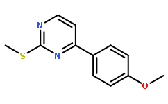 4-(4-甲氧苯基)-2-(甲巯基)嘧啶