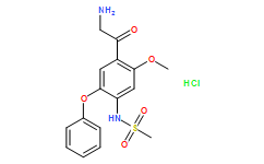 α-氨基-2-甲氧基-4-甲磺酰胺基-5-苯氧苯乙酮盐酸盐