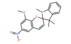 1`,3`-二氢-8-甲氧基-1`,3`,3`-三甲基-6-硝基螺[2H-1-苯并吡喃-2,2`-(2H)-吲哚]