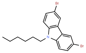 3,6-二溴-9-己基-9H-咔唑