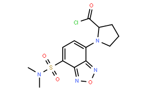 [Perfemiker](S)-(-)-DBD-Pro-COCl [=(S)-(-)-4-(N，N-二甲氨基磺酰基)-7-(2-氯甲酰四氢吡咯-1-基)-2，1，3-苯并恶二唑],90%