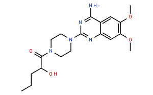 1-[4-(4-Amino-6,7-dimethoxy-2-quinazolinyl)-1-piperazinyl]-2-hydroxy-1-pentanone