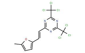 2-[2-(5-甲基呋喃-2-基)乙烯基]-4,6-双(三氯甲基)-1,3,5-三嗪