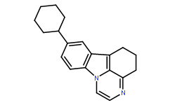 8-Cyclohexyl-5,6-dihydro-4H-pyrazino[3,2,1-jk]-carbazole