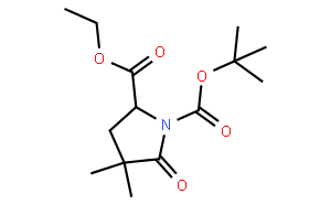 (S)-1-tert-butyl 2-ethyl 4,4-dimethyl-5- oxopyrrolidine-1,2-dicarboxylate