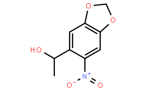 1-(6-硝基苯并[d][1,3]二氧杂环戊烯-5-基)乙醇