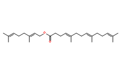 3,7-dimethylocta-2,6-dienyl 5,9,13-trimethyltetradeca-4,8,12-enoate