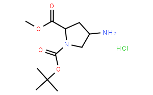 (2S,4S)-1-叔丁氧羰基-4-氨基吡咯烷-2-羧酸甲酯盐酸盐