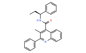 3-Methyl-2-phenyl-N-[(1S)-1-phenylpropyl]-4-quinolinecarboxamide