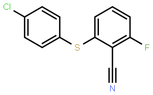 2-(4-氯苯基硫代)-6-氟苯甲腈