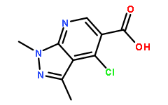 4-Chloro-1,3-dimethyl-1H-pyrazolo[3,4-B]pyridine-5-carboxylic Acid