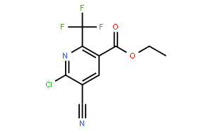Ethyl 6-chloro-5-cyano-2-(trifluoromethyl)nicotinate