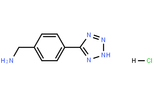 (4-(2H-四唑-5-基)苯基)甲胺鹽酸鹽