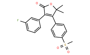 3-(3-Fluorophenyl)-5,5-dimethyl-4-[4-(methylsulfonyl)phenyl]-2(5H)-furanone