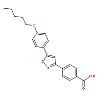 4-(5-(4-(戊氧基)苯基)异恶唑-3-基)苯甲酸