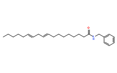 N-苄基-(9Z,12Z)-十八碳二烯酰胺、N-苄基-9顺，12顺-亚油酸酰胺